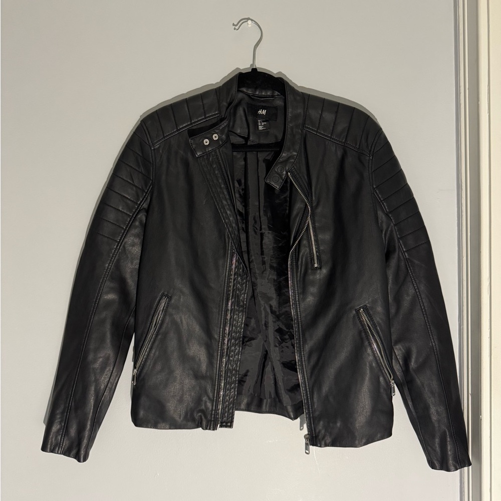 H&M Black Lightweight Shirt Jacket